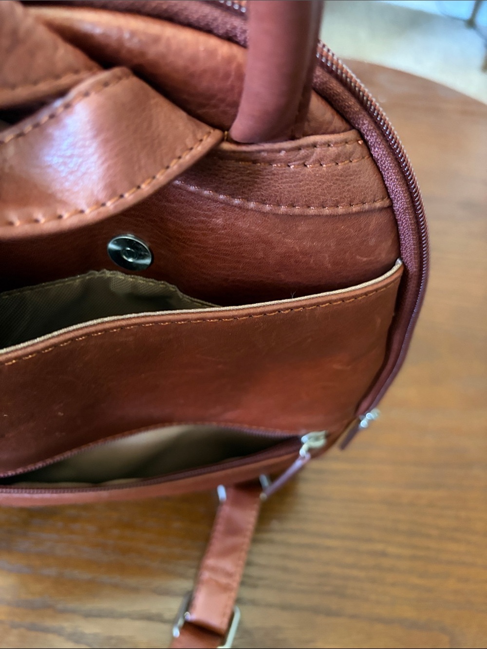 Osgoode Marley Teardrop Leather Backpack - Picture 8 of 10